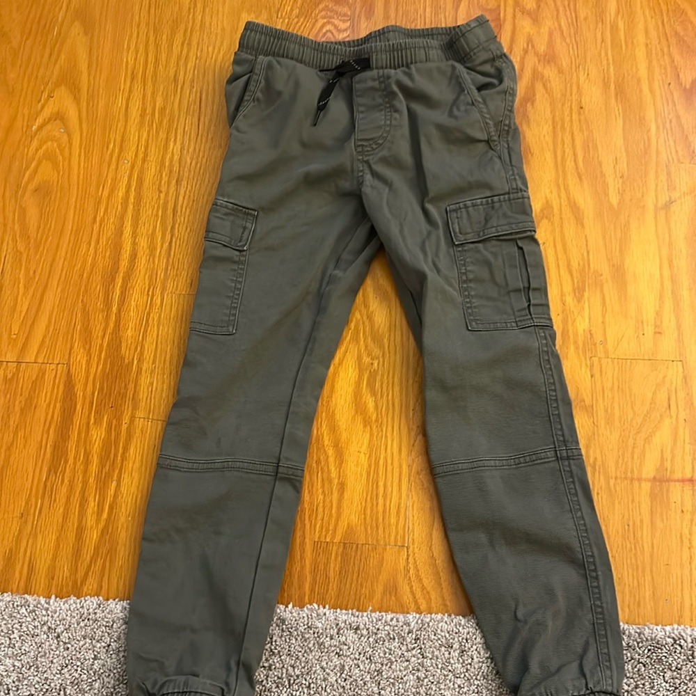 Army green cargo comfy fitted cargo pants